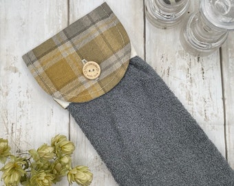 Tidy Towel – A Handmade Hanging Hand Towel for your Cooker, Cloakroom or Camper