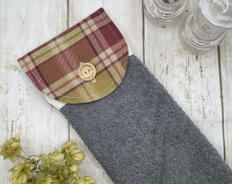 Tidy Towel – A Handmade Hanging Hand Towel for your Cooker, Cloakroom or Camper