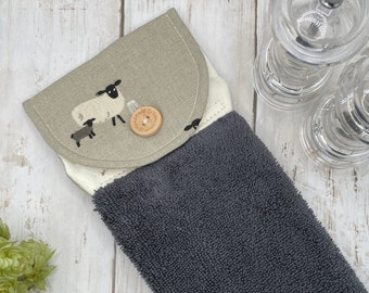 Tidy Towel – A Handmade Hanging Hand Towel for your Aga / Oven / Kitchen / Bathroom / Cloakroom / Motorhome / Van