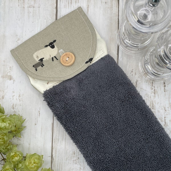 Tidy Towel – A Handmade Hanging Hand Towel for your Aga / Oven / Kitchen / Bathroom / Cloakroom / Motorhome / Van