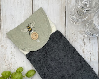 Tidy Towel – A Handmade Hanging Hand Towel for your Aga / Oven / Kitchen / Bathroom / Cloakroom / Motorhome / Van