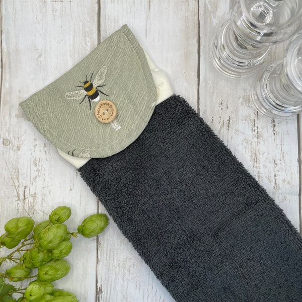 Tidy Towel – A Handmade Hanging Hand Towel for your Aga / Oven / Kitchen / Bathroom / Cloakroom / Motorhome / Van