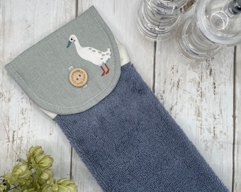 Tidy Towel – A Handmade Hanging Hand Towel for your Aga / Oven / Kitchen / Bathroom / Cloakroom / Motorhome / Van