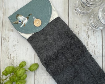 Tidy Towel – A Handmade Hanging Hand Towel for your Aga / Oven / Kitchen / Bathroom / Cloakroom / Motorhome / Van