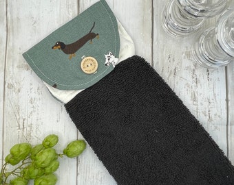 Tidy Towel – A Handmade Hanging Hand Towel for your Aga / Oven / Kitchen / Bathroom / Cloakroom / Motorhome / Van