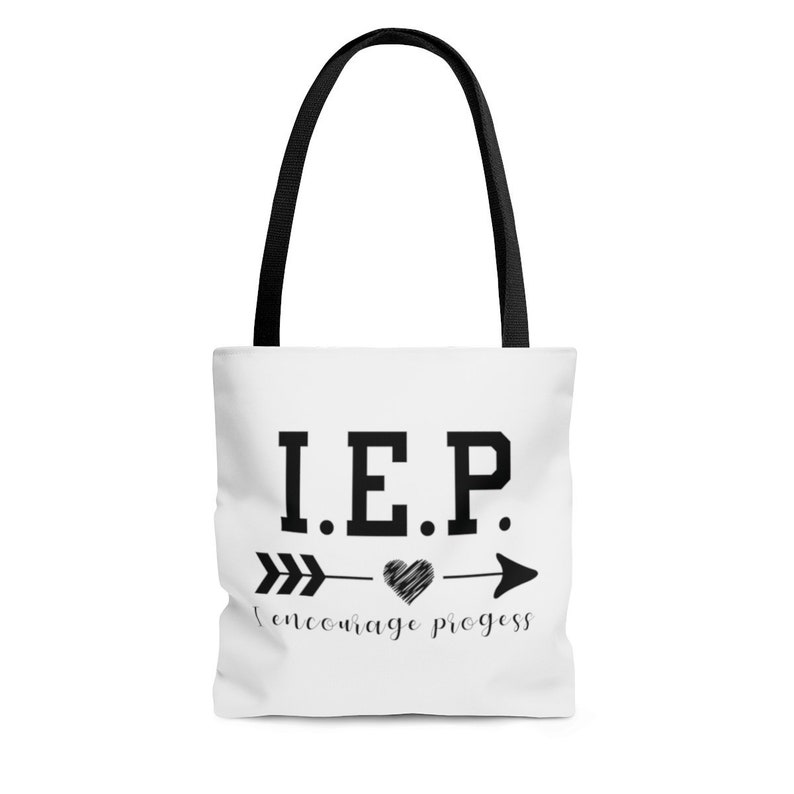 IEP I Encourage Progess Tote Bag Special Education Tote Bag SPED Tote Bag SPED Teacher Tote Bag
