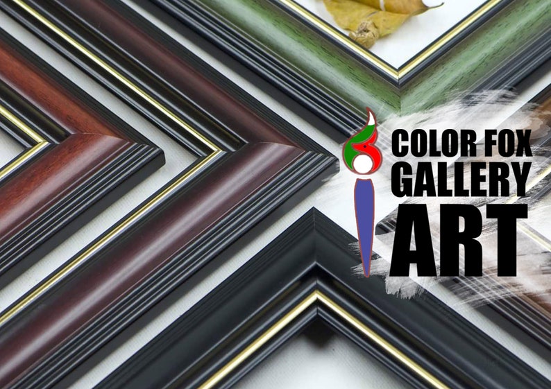 Custom Size Painting Framed Custom Sizes Ornate Frame Etsy