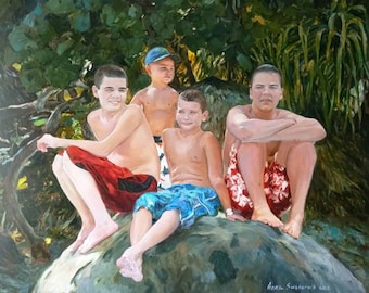 Custom Oil Painting from Photo: Personalized Portrait Art