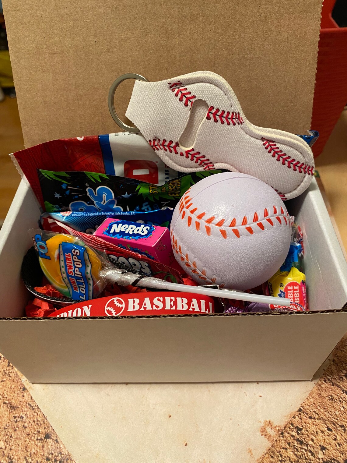 The Baseball Surprise Box packed with Goodies for your Baller Etsy