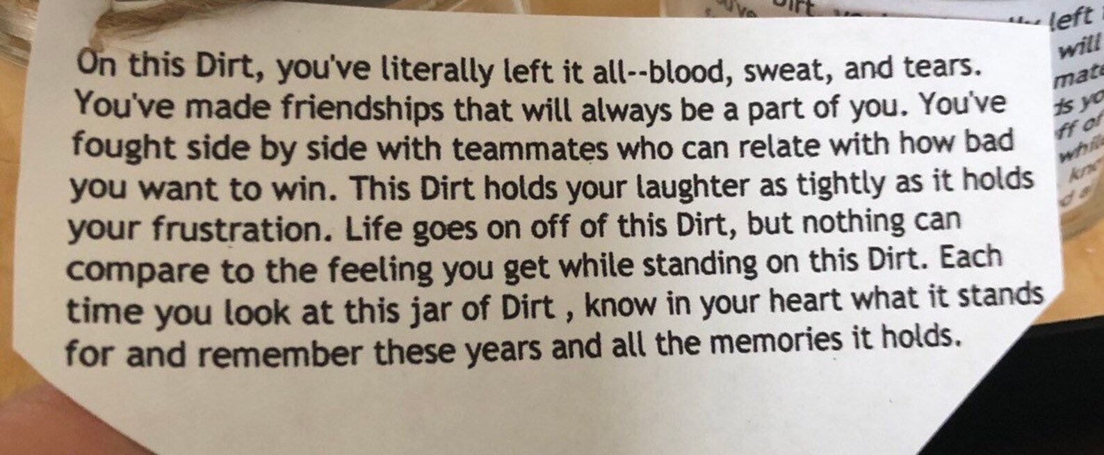 Baseball or Softball Memory Field Dirt Jar Etsy