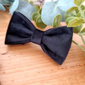 Black dog bow tie | Dog bow | Wedding dog tie | luxury dog accessories | Adjustable dog bow | Martingale bow | Dog Collar bow | Detachable