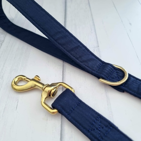 Navy Blue Dog Collar Etsy