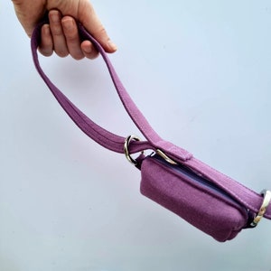 Passiona Purple dog poop bag holder | dog tidy bag holder | Rose Gold | Gunmetal | Silver | Waste bag carrier
