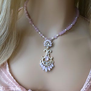 Renaissance Necklace, Anne Boleyn, Mary Queen of Scots, Versailles jewelry, Marie Antoinette, Queen jewels, Larp and Cosplay, Bridgerton