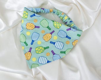 Sage Green Pickleball Dog Bandana