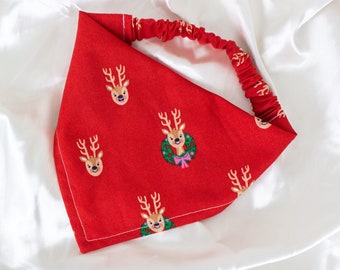 Christmas Reindeer Dog Bandana