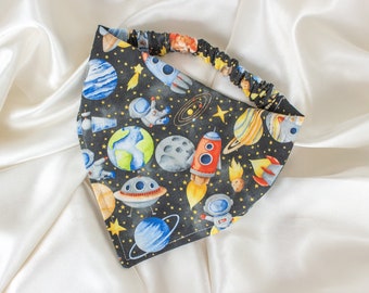Retro Outer Space Dog Bandana for Boy Dog