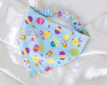Pastel Easter Eggs Dog Bandana for Spring