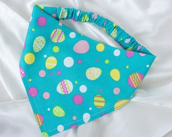 Pastel Easter Eggs Dog Bandana for Spring