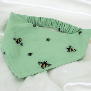 Embroidered Bee Dog Bandana for Spring