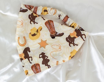 Western Cowgirl Dog Bandana