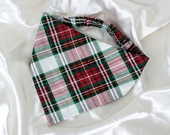 Plaid Dog Bandana, Pet Handkerchief, Dog Lover Gift, Dog Scarf, Pet Accessories