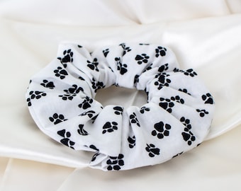 Handmade Dog Print Scrunchie