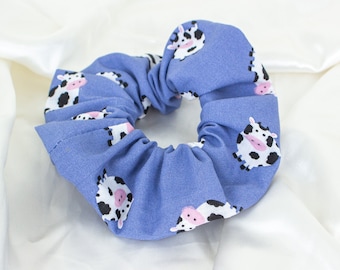 Farm Cows Hair Scrunchie, Farm Girl Scrunchy, Horse Girl, Hair Ties, Western