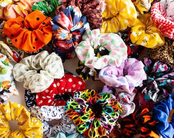 3 Random Handmade Scrunchies