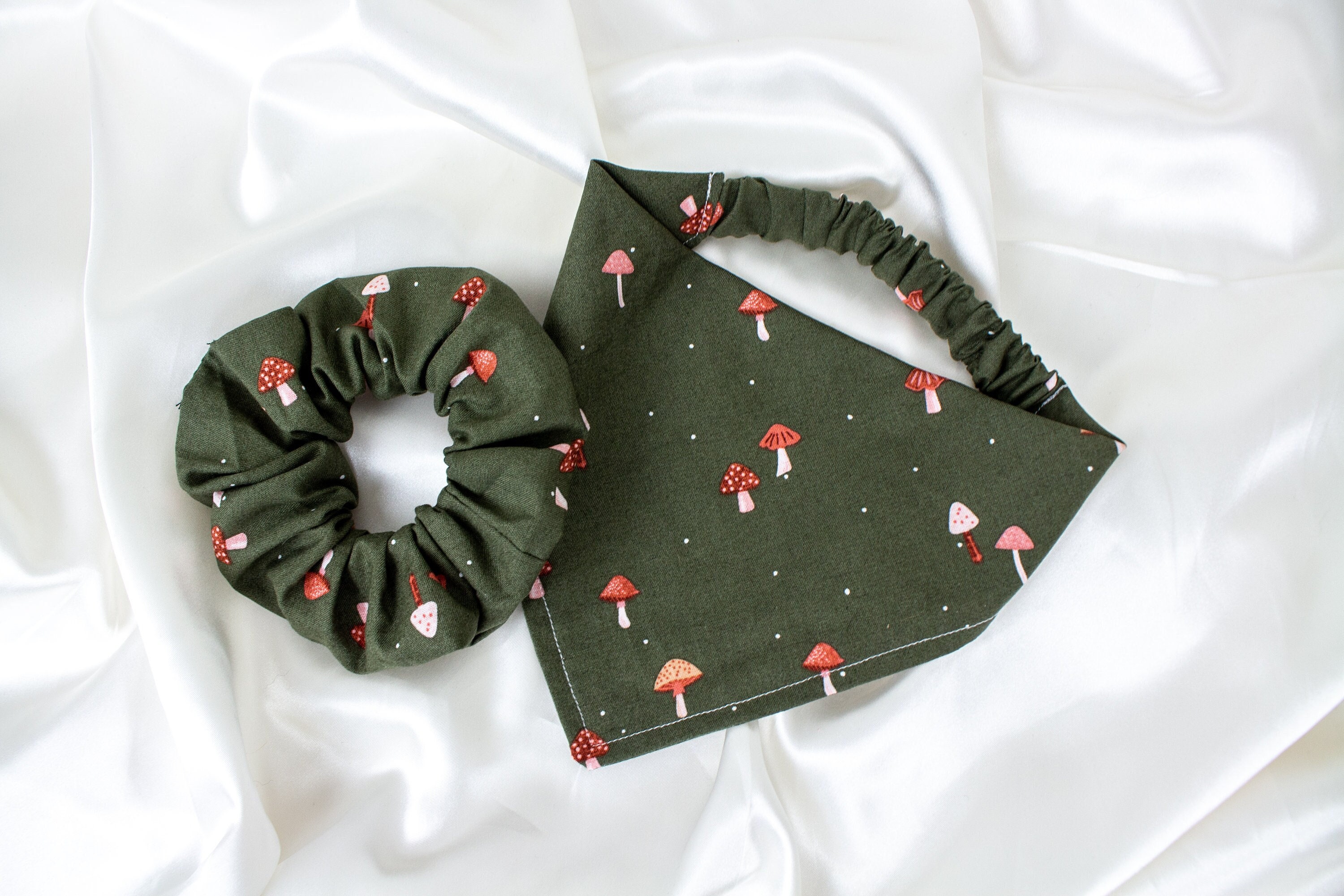 Scrunchie Matching Etsy Bandana -