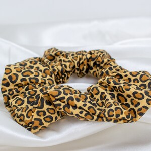 Cheetah Print Hair Scrunchie