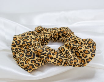 Cheetah Print Scrunchie, 90s Scrunchy, 90s Clothing, Scrunchies, Hair Ties, Hair Accessories, Gift for Her