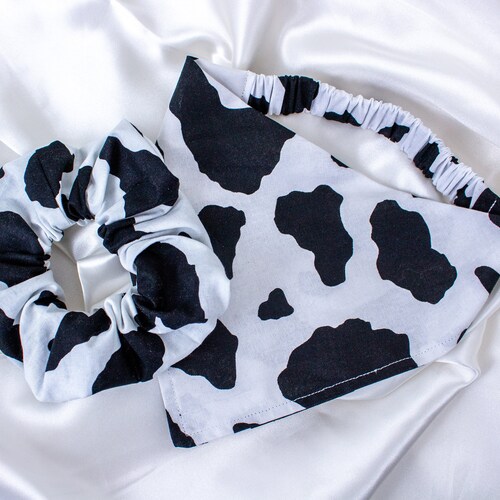 MATCHING Woodland Mushroom Dog Bandana and Hair Scrunchie Set Etsy