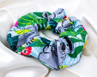 Cute Koala Scrunchie, Koala Bear Scrunchy, Scrunchies, 90s Retro Hair Ties, Gift for Her