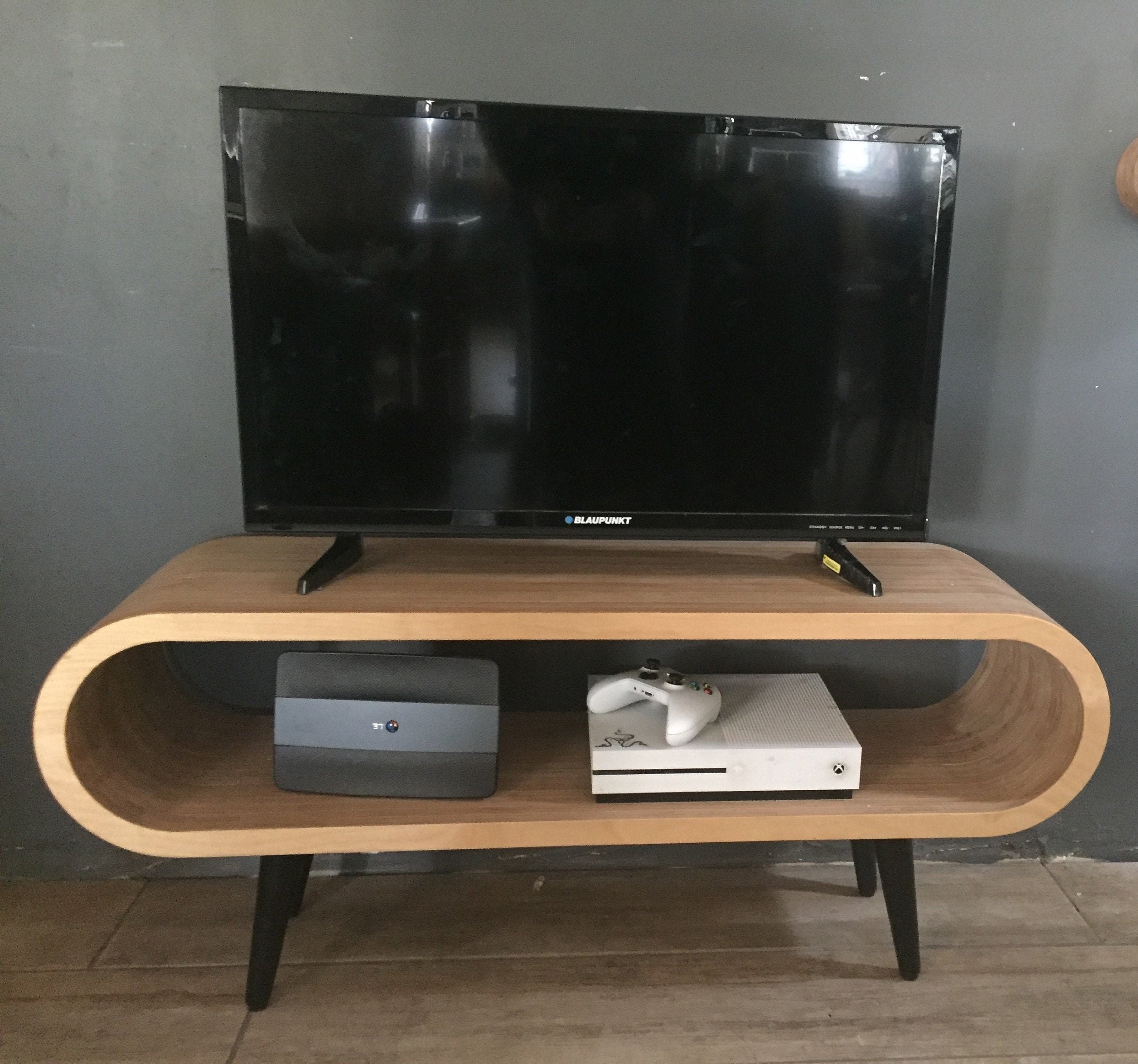 Retro Wood TV Stand / 47 High Etsy UK