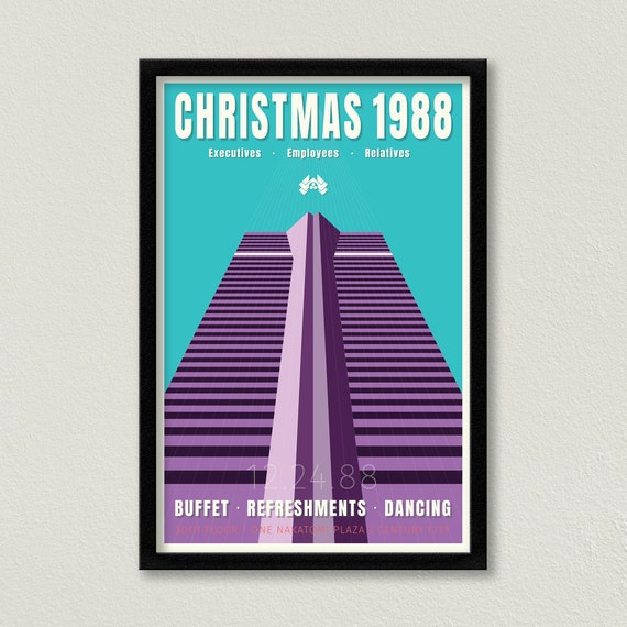 Fiac 1988/デルプラット/ポスター Die Hard Movie Poster 1988 1 Sheet (27x41)