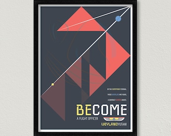 Alien - Weyland Yutani Flight Officer - Poster