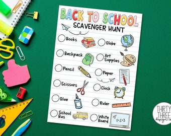 Gra terenowa „Powrót do szkoły”: Gra edukacyjna do klasy (do pobrania w wersji cyfrowej)