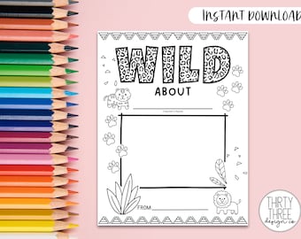 Kolorowanka „Szaleństwo z Tobą” dla nauczyciela (do pobrania natychmiast)