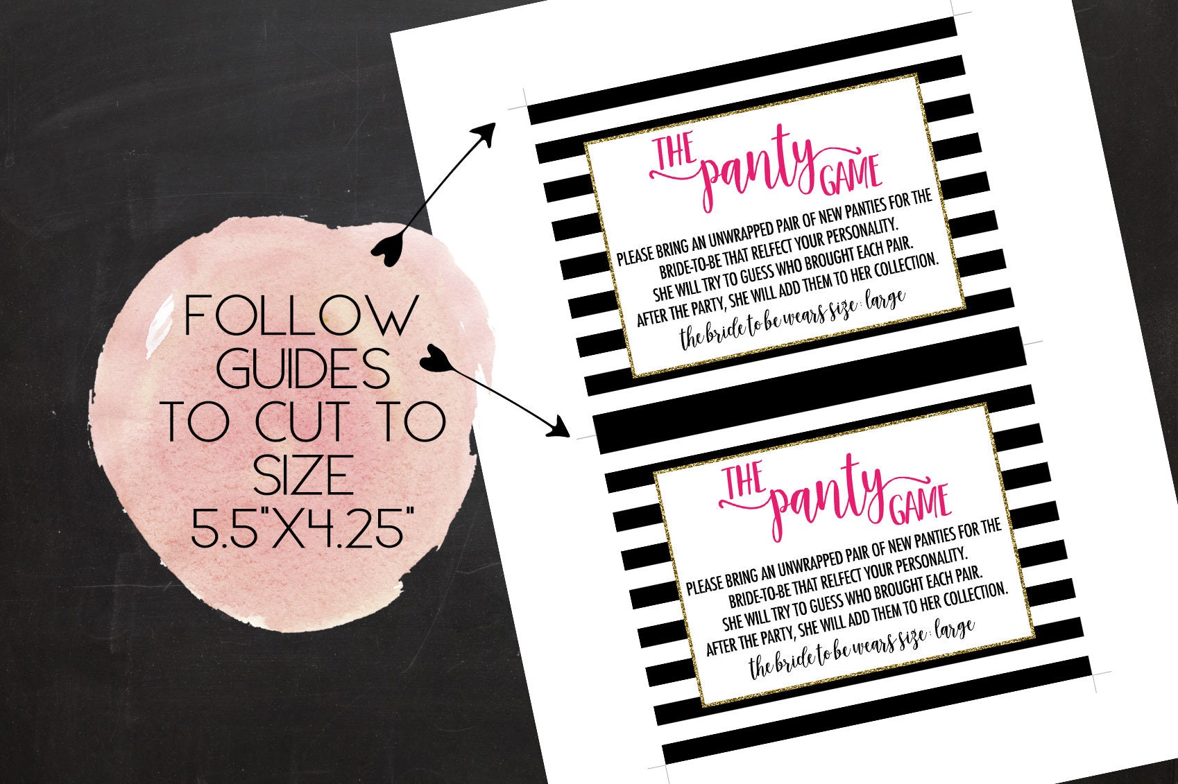 Panty Drop Game Card & Drop Your Panties Here Sign INSTANT Etsy