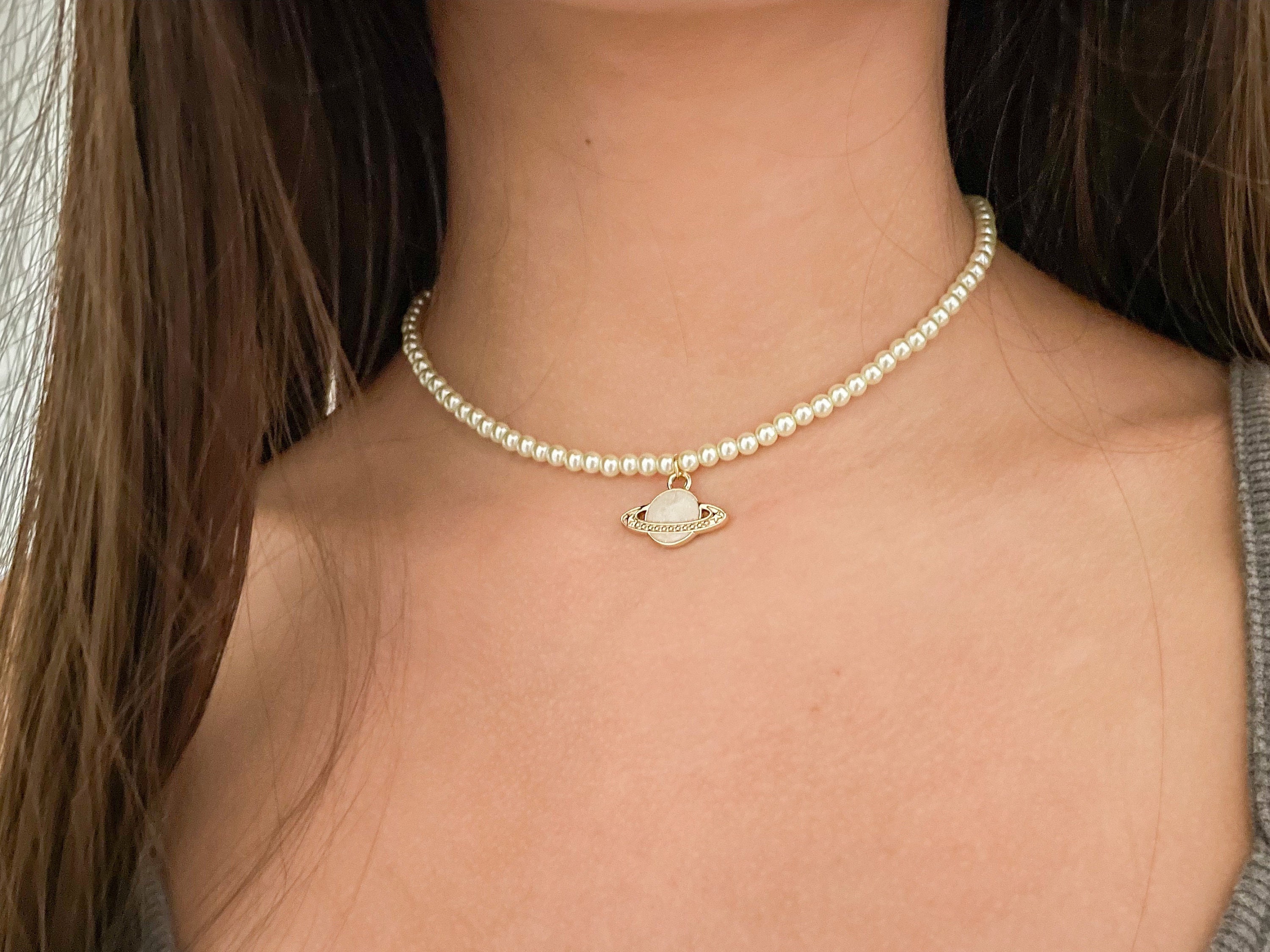 Vivienne Westwood Three Row Pearl Necklace - Etsy Vivienne Westwood Three Row Pearl Necklace - Etsy