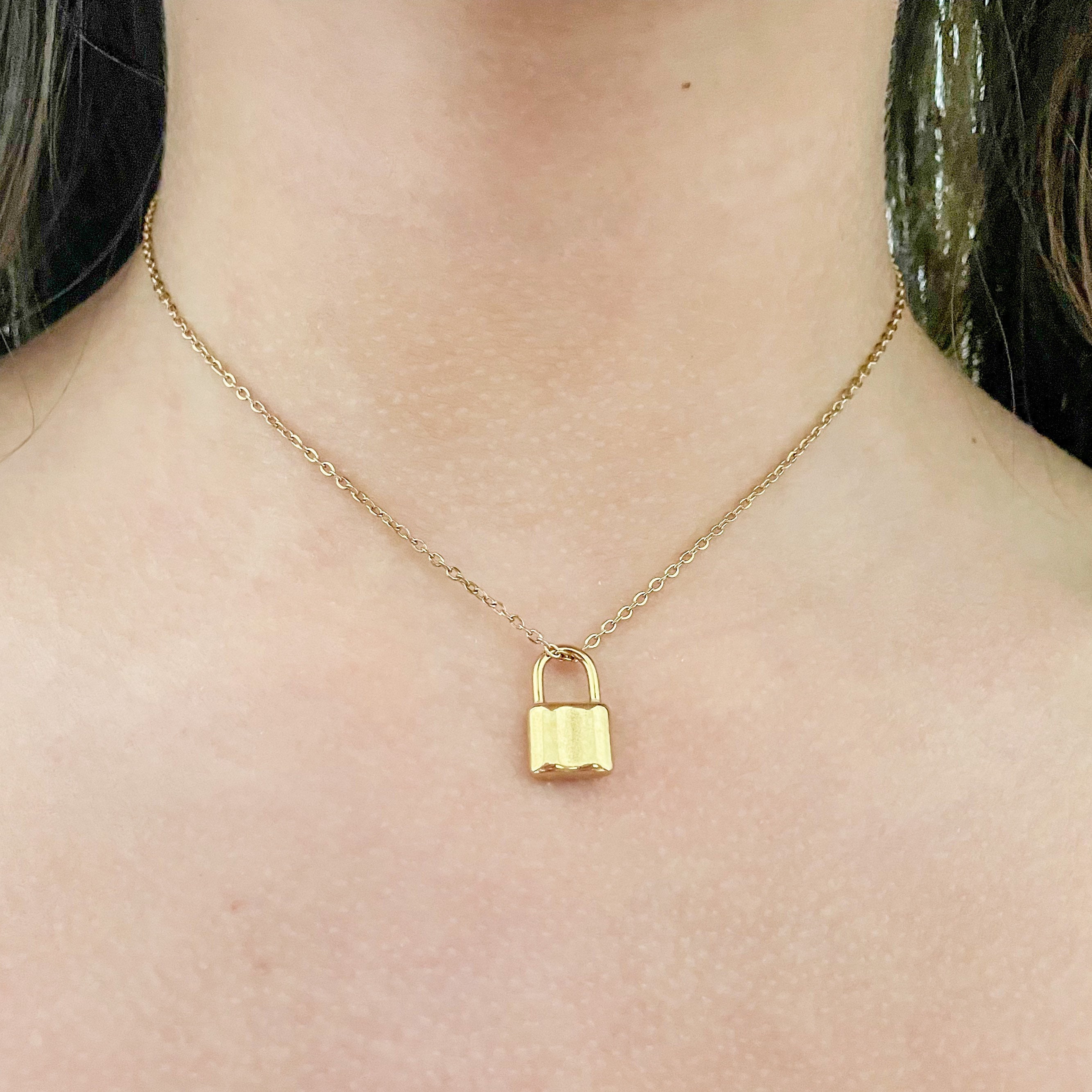 Louis Vuitton small lock necklace – Revised
