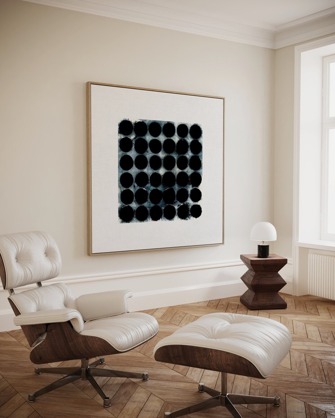 Indigo Printable Art, JPG Instant Downloadable Contemporary Wall Art ...