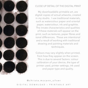 Abstract Printable Art, JPG Downloadable Contemporary Art, Garnet and White Printable, Minimal Dot Art Print, Modern Poster Wall Art image 4