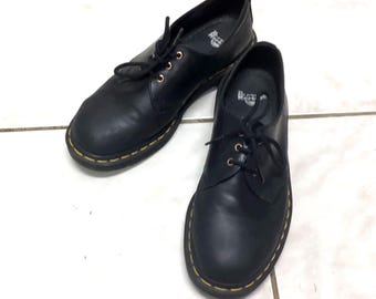 Dr Martens 1461 Oxford Shoes: Black Oiled Leather, UK 7 US Women's 9