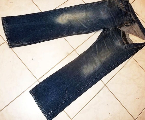 Levis 517 bootcut jeans thrashed original USA vin… - image 1