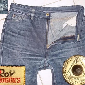 Jeans Vintage ROY ROGERS. Straight 