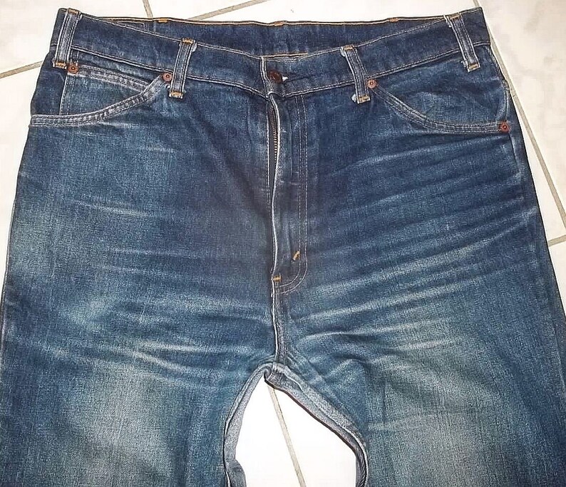 Vintage Levis 630 Straight Leg Indigo Denim Jeans Orange Tab | Etsy  Australia