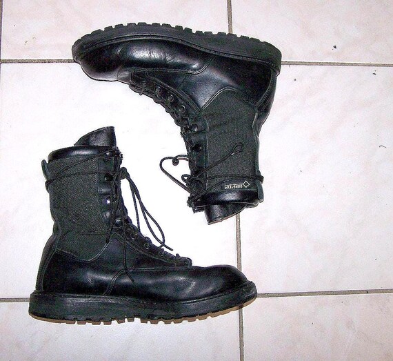 ROCKY COMBAT BOOTS 804A Gore-Tex Vibram Black Men’s Size 5.5W Rocky 804 Tactical Work Boots: Goretex Leather, Vibram Soles  main image 3