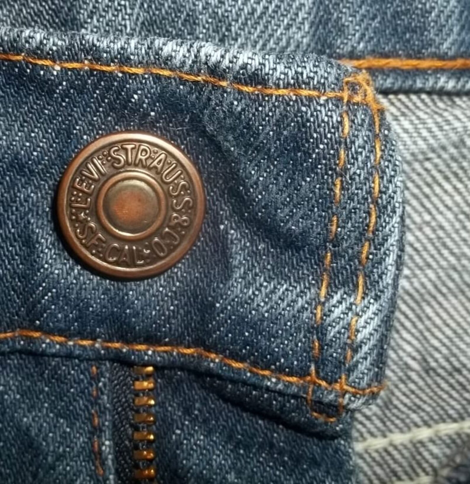 Vintage Levis 630 straight leg jeans orange tab upcycled | Etsy